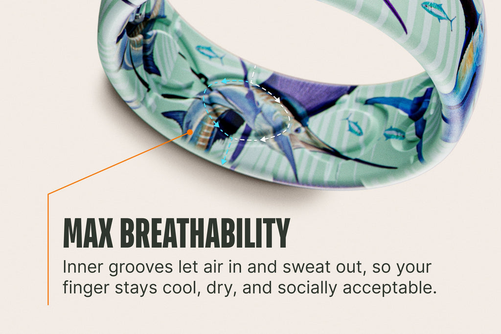 Guy Harvey Hummingbird Thin Ring